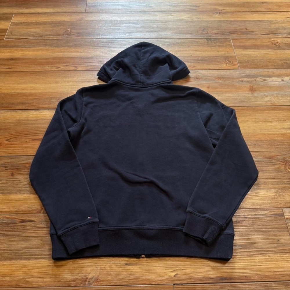 Tommy Hilfiger Navy Hoodie Jacket - Picture 4 of 6